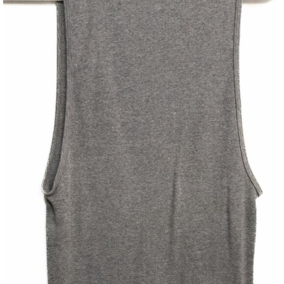 Fruit of the Loom Mens Gray Cotton Tank Top Scoop Neck Pullover Short Sleeve 3XL - Picture 4 of 7